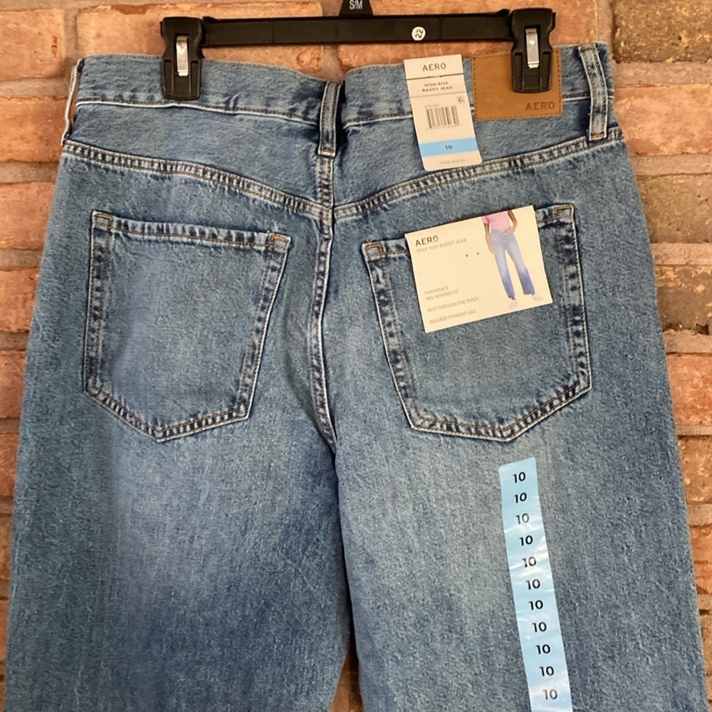 Aeropostale 90’s High Rise Baggy Jeans Size 10 NWT - Picture 6 of 11